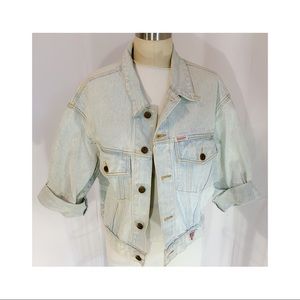 vtg guess Marciano jean jacket, light denim